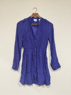 Silk Button Down Dress